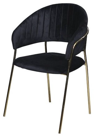 Стул ZETA JHL-01 ИМП-ТВ-093585, 81x54x49 см, черный купить,NaN