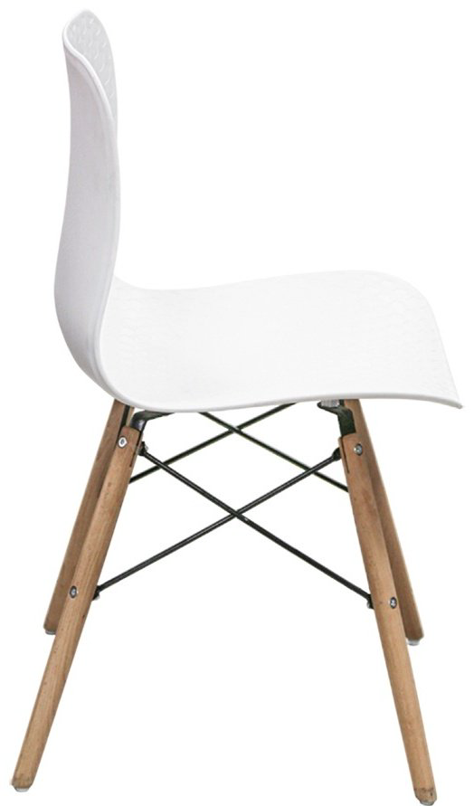 Стул ZETA Кловер, 78x44x40 см, белый купить,NaN