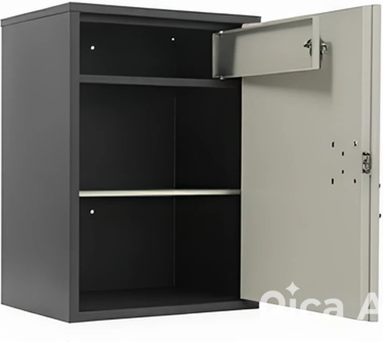 Шкаф металлический ZETA архивный 46х34х67 см купить,NaN