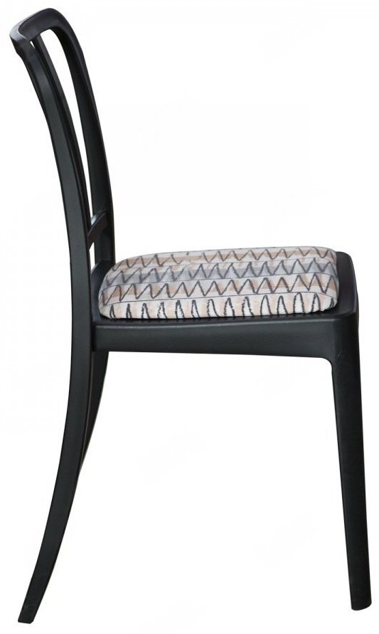 Стул ZETA Джеф, 81x44x42 см, черный купить,NaN