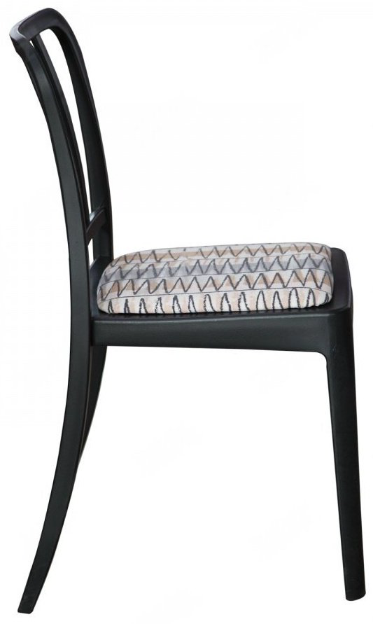 Стул ZETA Джеф, 81x44x42 см, черный купить,NaN