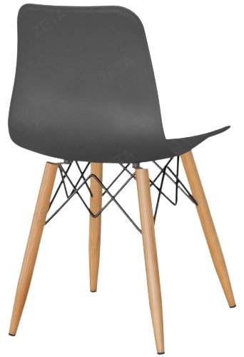 Стул ZETA Кловер, 78x44x40 см, коричневый, черный купить,NaN