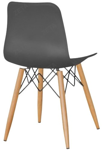Стул ZETA Кловер, 78x44x40 см, коричневый, черный купить,NaN