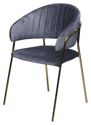 Стул ZETA JHL-01 АРШ-009319, 81x54x49 см, серый