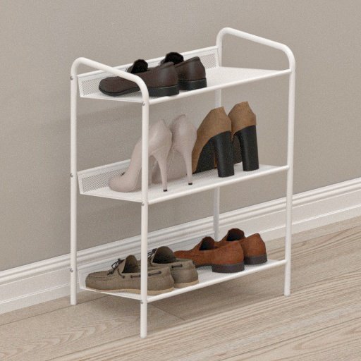 Обувница ЗМИ 45x27x60 см, металл купить,NaN