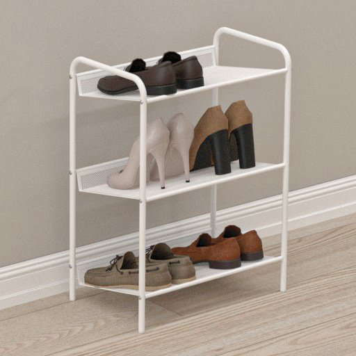 Обувница ЗМИ 45x27x60 см, металл купить,NaN
