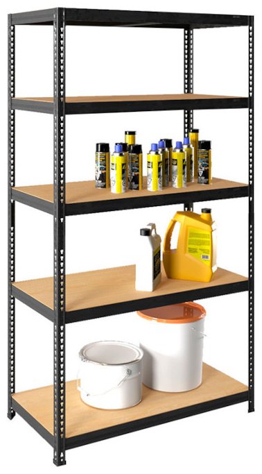 Стеллаж складской Промет 90x40x180 см, полок 5 шт купить,NaN
