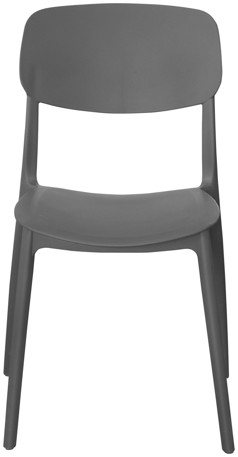 Стул ZETA Стул мод S-0125 сер. (ВИ), , 79.9x40x39.5 см, серый купить,NaN