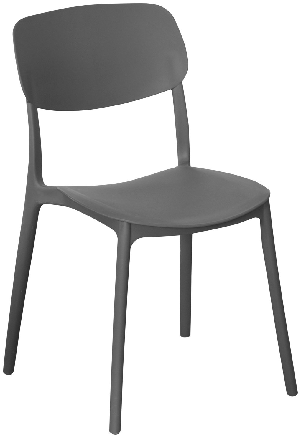 Стул ZETA Стул мод S-0125 сер. (ВИ), , 79.9x40x39.5 см, серый купить,NaN