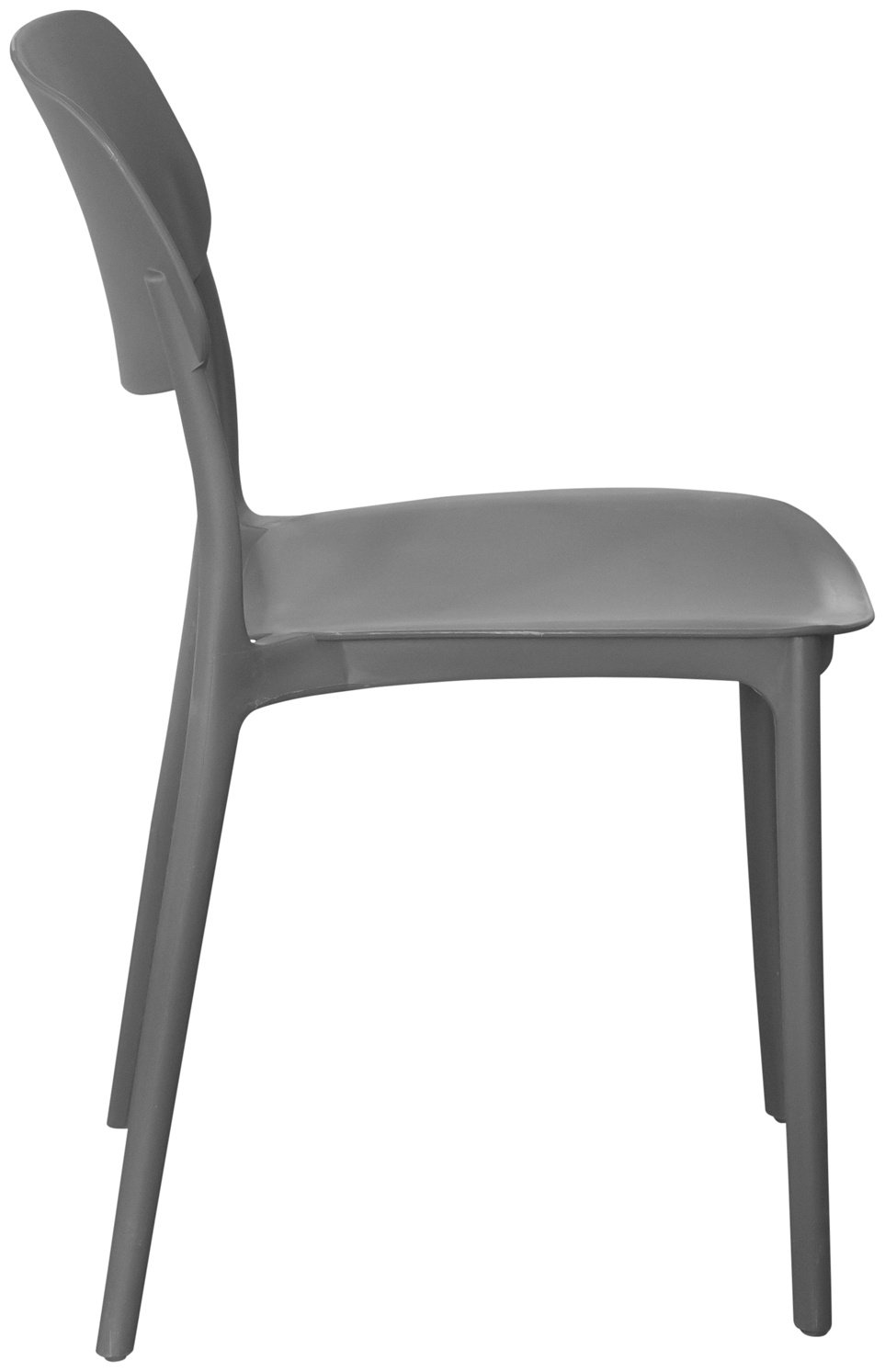 Стул ZETA Стул мод S-0125 сер. (ВИ), , 79.9x40x39.5 см, серый купить,NaN