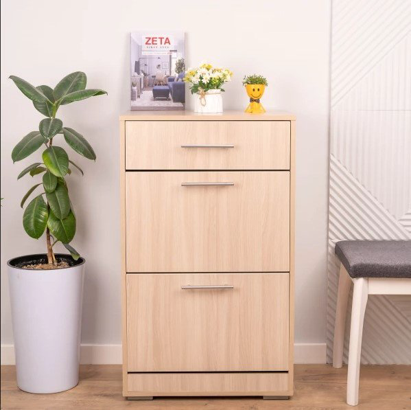 Обувница Элегия 60x40x100 см, ЛДСП купить,NaN