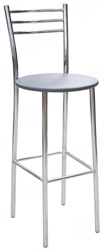Барный стул Н-12, 110x32x36 см, серый купить,NaN