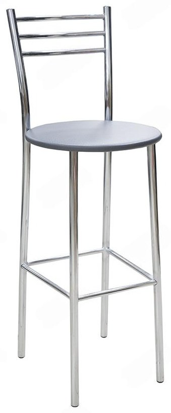 Барный стул Н-12, 110x32x36 см, серый купить,NaN