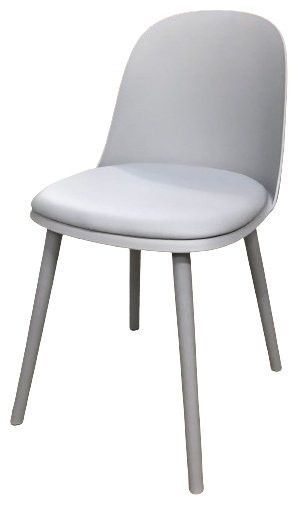 Стул P-275, 80x55x45 см, серый купить,NaN