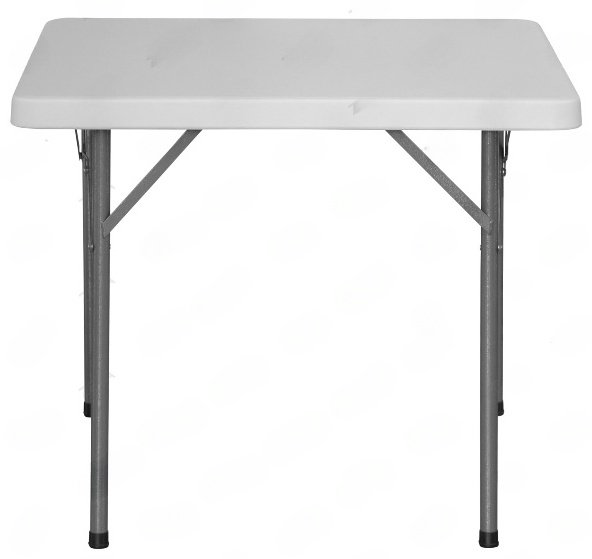 Стол-книжка ZETA YZ-FZ88, 88х88x72 см, пластик, белый купить,NaN