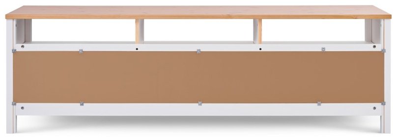 ТВ-тумба напольная Кымор, 182.2x56.7x45.6 см, белый, светло-коричневый купить,NaN