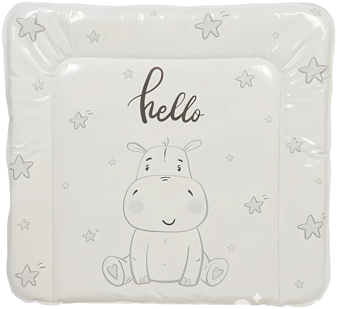 Пеленальный матрас ZETA 0002348-3, 70x50 см, серый