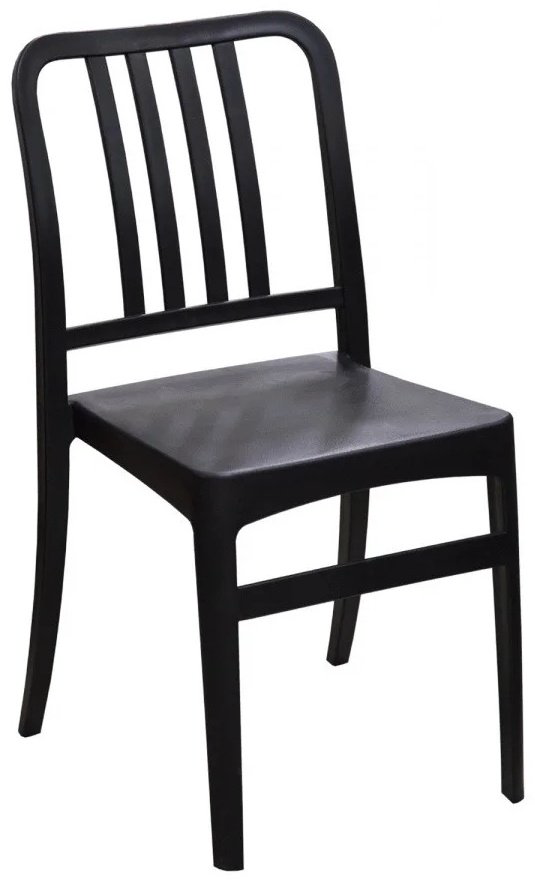 Стул ZETA Джеф, 85x42x37.5 см, черный купить,NaN