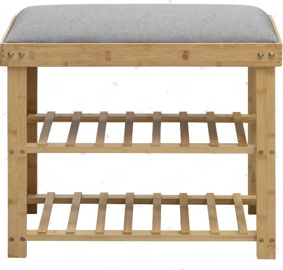 Банкетка ZETA SJ217105, 50x29x60 см, серый купить,NaN
