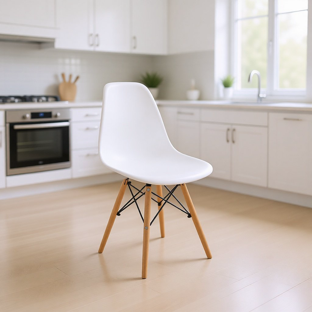 Стул Eames, 81x50x50 см, белый купить,NaN
