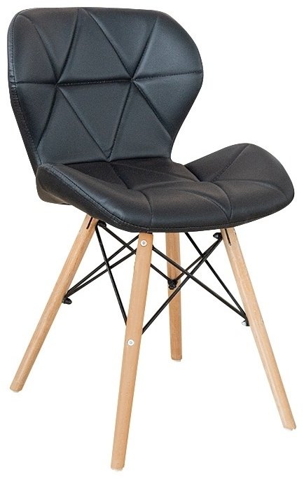 Стул ZETA C50 ВИ, 79x48x37 см, черный