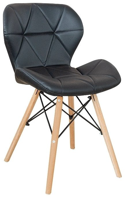 Стул ZETA C50 ВИ, 79x48x37 см, черный купить,NaN