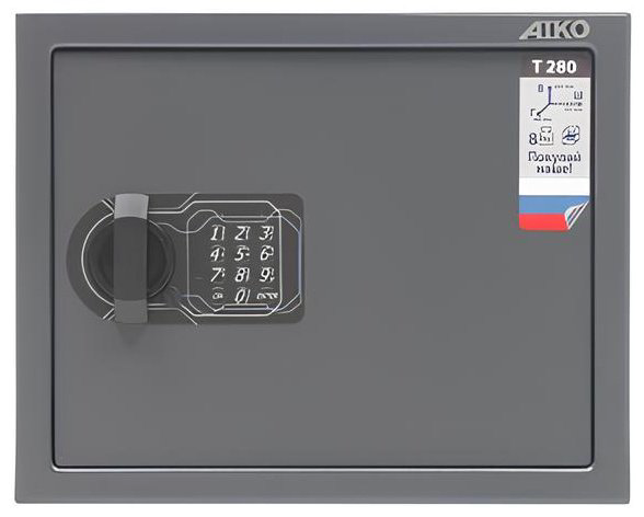 Сейф AIKO T-280 EL кодовый механический замок (35х28х30 мм) купить,NaN