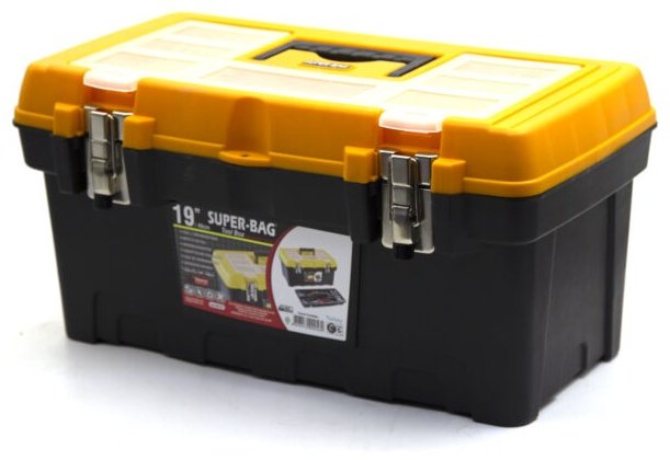 SUPER-BAG ящик с органайзером ASR-2077 49x26x32 см черный, желтый купить,NaN