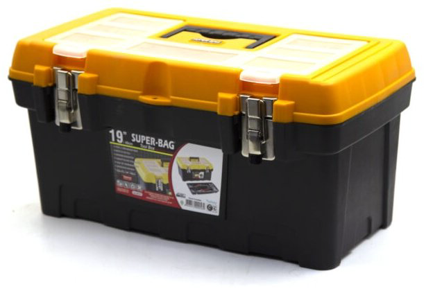 SUPER-BAG ящик с органайзером ASR-2077 49x26x32 см черный, желтый купить,NaN