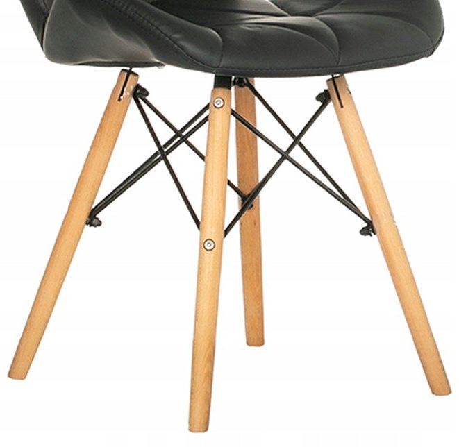 Стул ZETA C50 ВИ, 79x48x37 см, черный