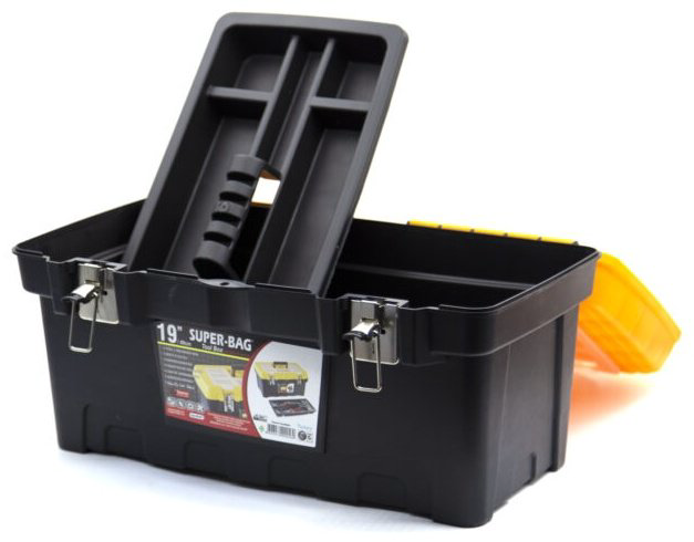 SUPER-BAG ящик с органайзером ASR-2077 49x26x32 см черный, желтый купить,NaN