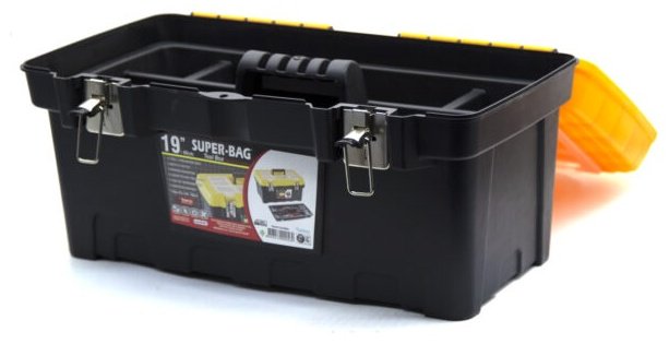 SUPER-BAG ящик с органайзером ASR-2077 49x26x32 см черный, желтый купить,NaN