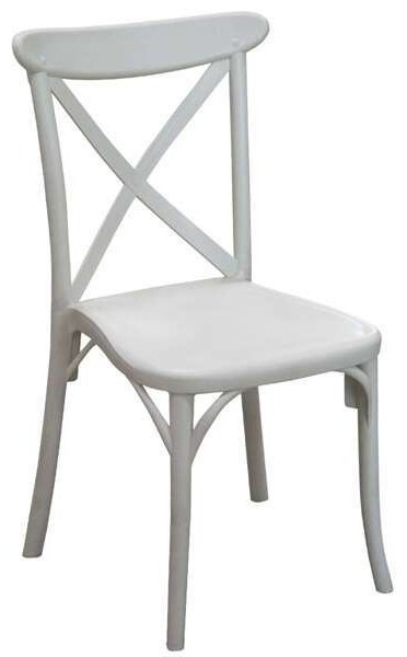 Стул ZETA Кантри, 88x49x45 см, белый купить,NaN