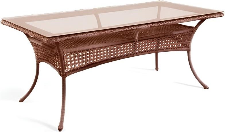 Садовый стол CHINAR Deco коричневый 140х85х75 см купить,NaN