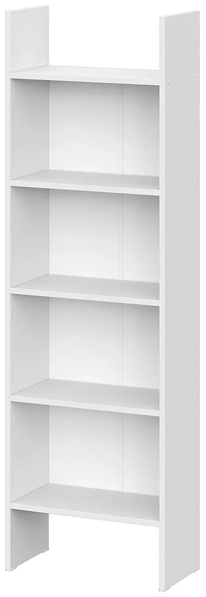 Стеллаж напольный SV, 50x25x160 см, белый купить,NaN