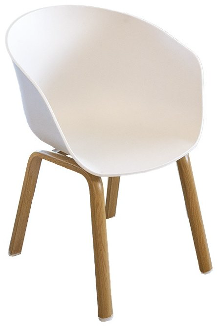 Стул ZETA C07, 75x57x43 см, белый купить,NaN