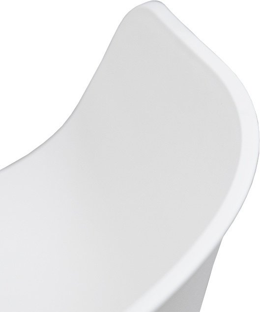 Стул ZETA C07, 75x57x43 см, белый купить,NaN