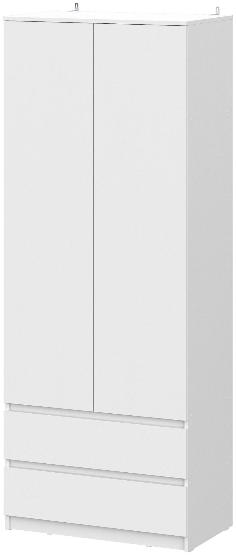 Распашной шкаф SV Денвер, 80.1x205.2х46.2 см, белый купить,NaN