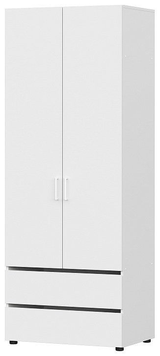 Распашной шкаф SV Токио, 80.1x210х51.6 см, белый купить,NaN