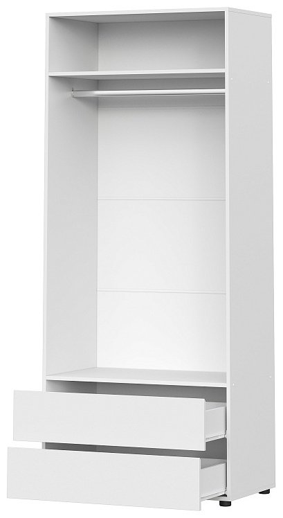 Распашной шкаф SV Токио, 80.1x210х51.6 см, белый купить,NaN