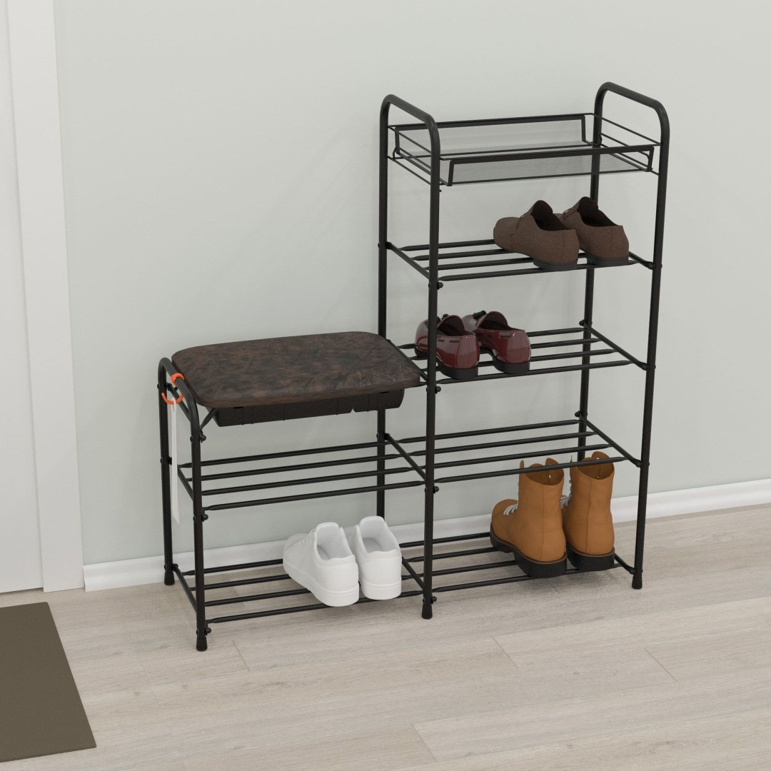 Обувница ЗМИ 89x30x95 см, металл купить,NaN