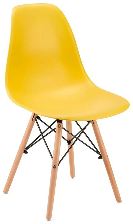 Стул ZETA C06, 80x46x40 см, желтый купить,NaN