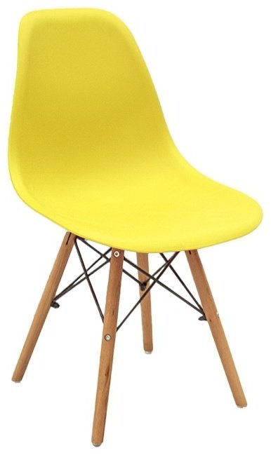 Стул ZETA C06, 80x46x40 см, желтый купить,NaN