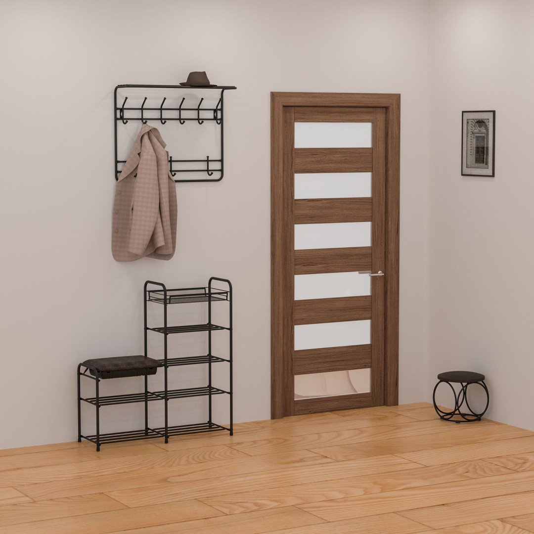 Обувница ЗМИ 89x30x95 см, металл купить,NaN