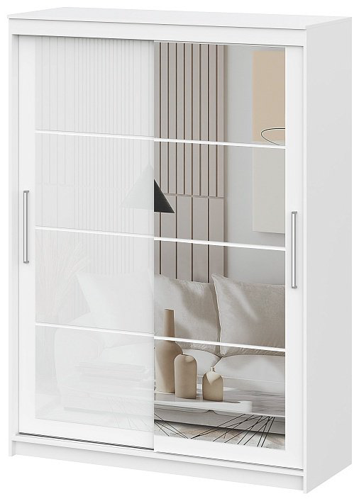 Шкаф-купе SV ШКП 3, 160x220х60 см, белый купить,NaN