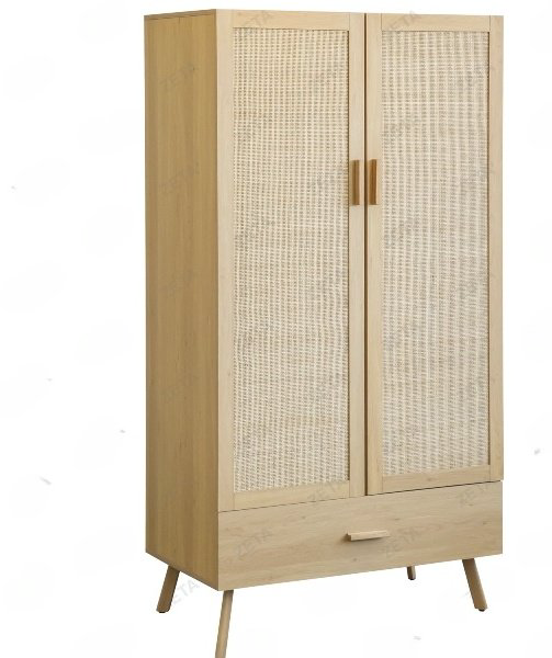 Распашной шкаф ZETA 750WD, 55x180х55 см, бежевый купить,NaN