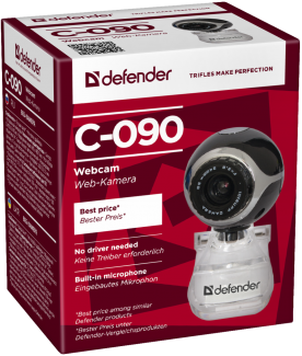 Веб-камера Defender G-lens C-090 черная купить,NaN