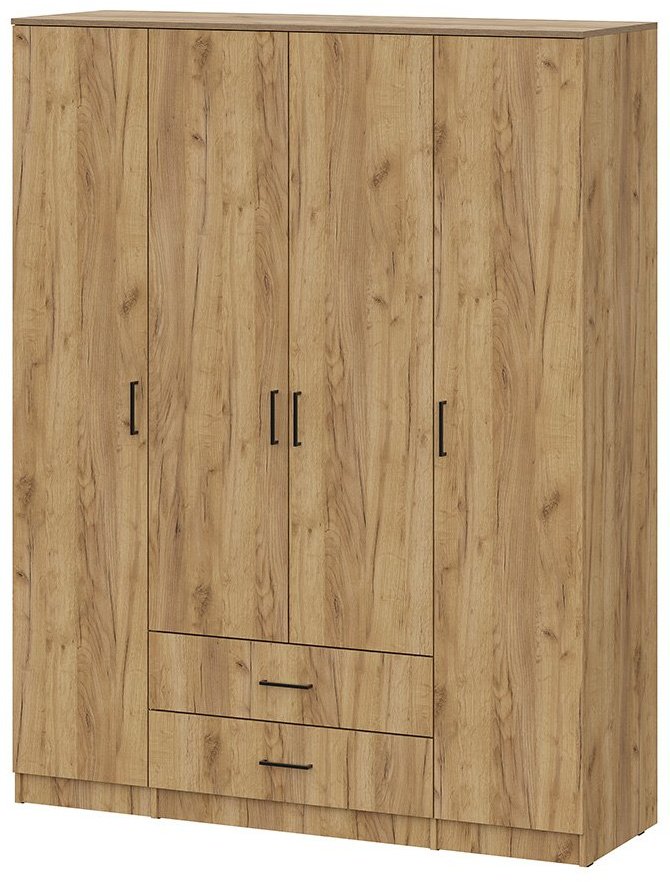 Распашной шкаф ШК 1, 160.1x205х52 см, коричневый купить,NaN