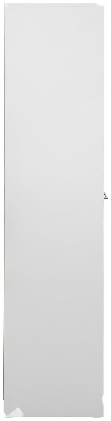 Распашной шкаф Кул-125.1, 80x200х50 см, белый купить,NaN