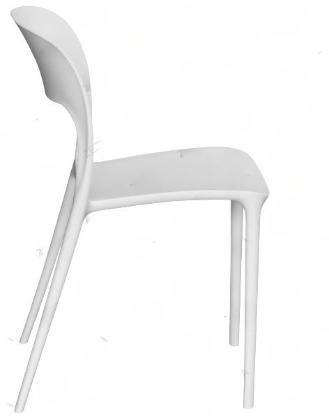 Стул ZETA C-47, 82x40x41 см, белый 1 шт. купить,NaN